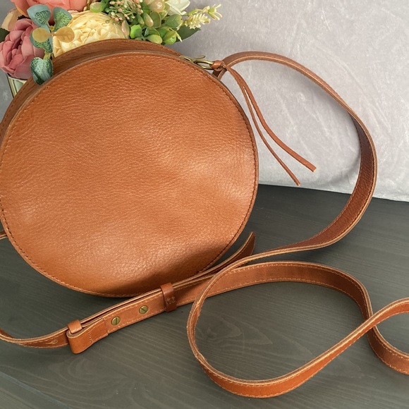 FINAl SALE! 🔥 MADEWELL leather Crossbody bag Brown second hand. - Picture 6 of 8